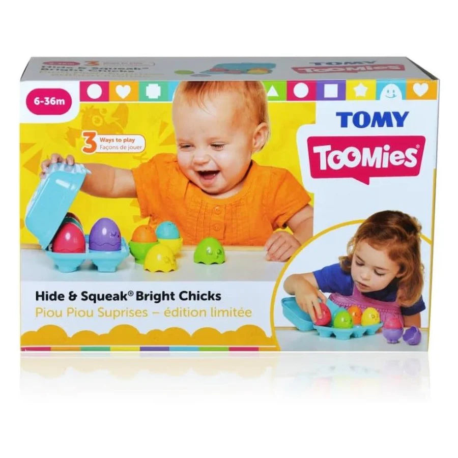 Tomy Hide & Squeak Eggs Bright Chicks
