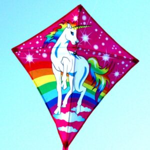 Unicorn Diamond Kite Single String