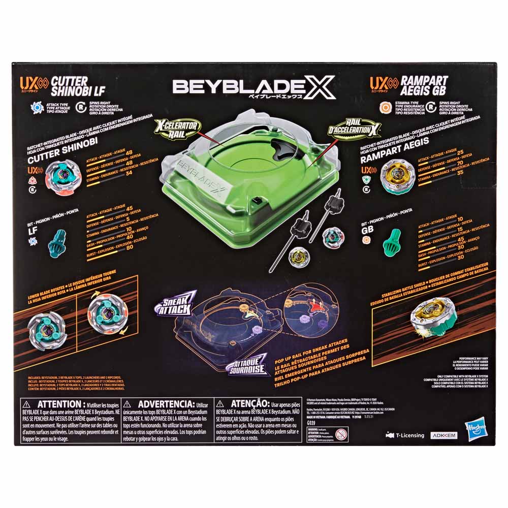 Beyblade X Sneak Attack Battle Set