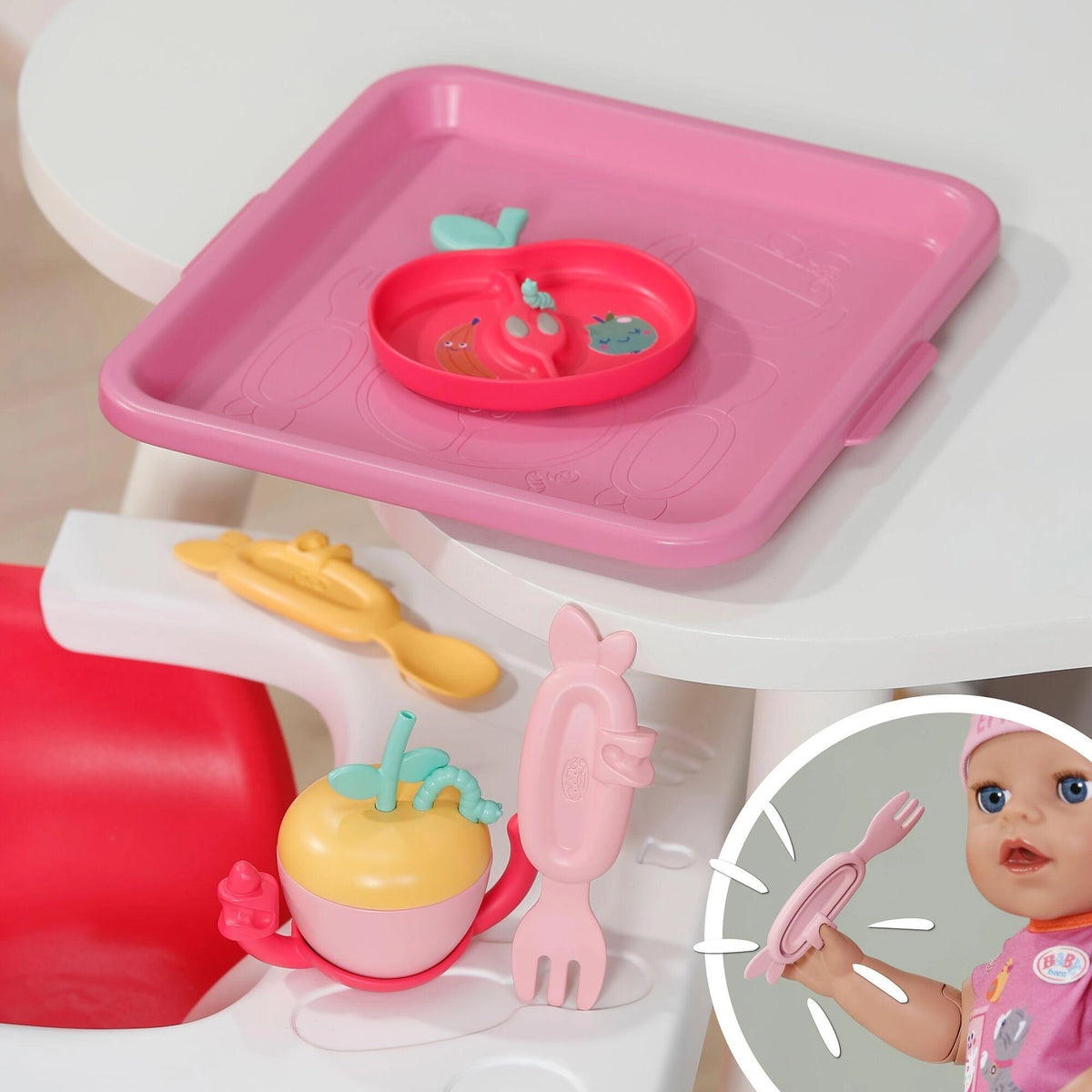 Baby Born Tableware Set (Suitable for CLICK N PLAY)