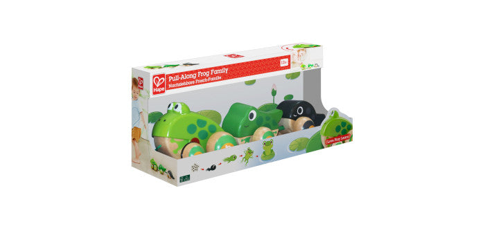Hape Pull Along Frog Family