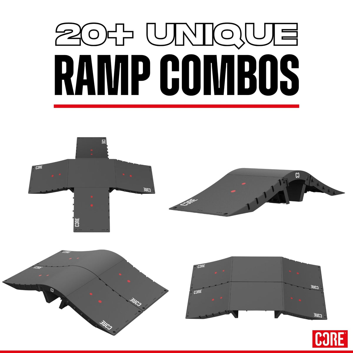 Core Mini Wave Foldable Ramp Kit ( 3 pieces )