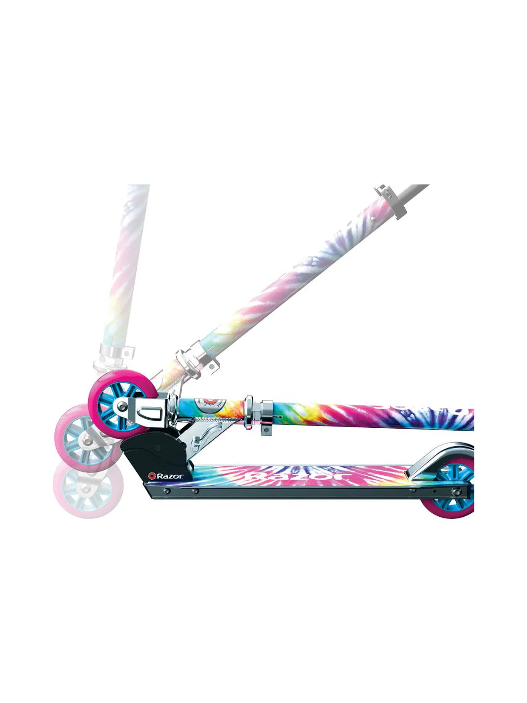 Ozbozz Tie Dye Scooter with Flashing Lights Ozbozz Tie Dye Scooter with Flashing Lights