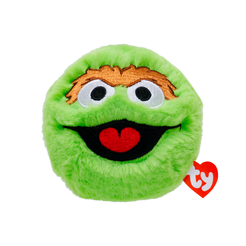 Sesame Street TY Beanie Bouncers Ball OSCAR THE GROUCH