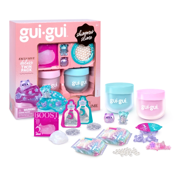 Gui Gui Shimmer Slime Deluxe Duo Pack