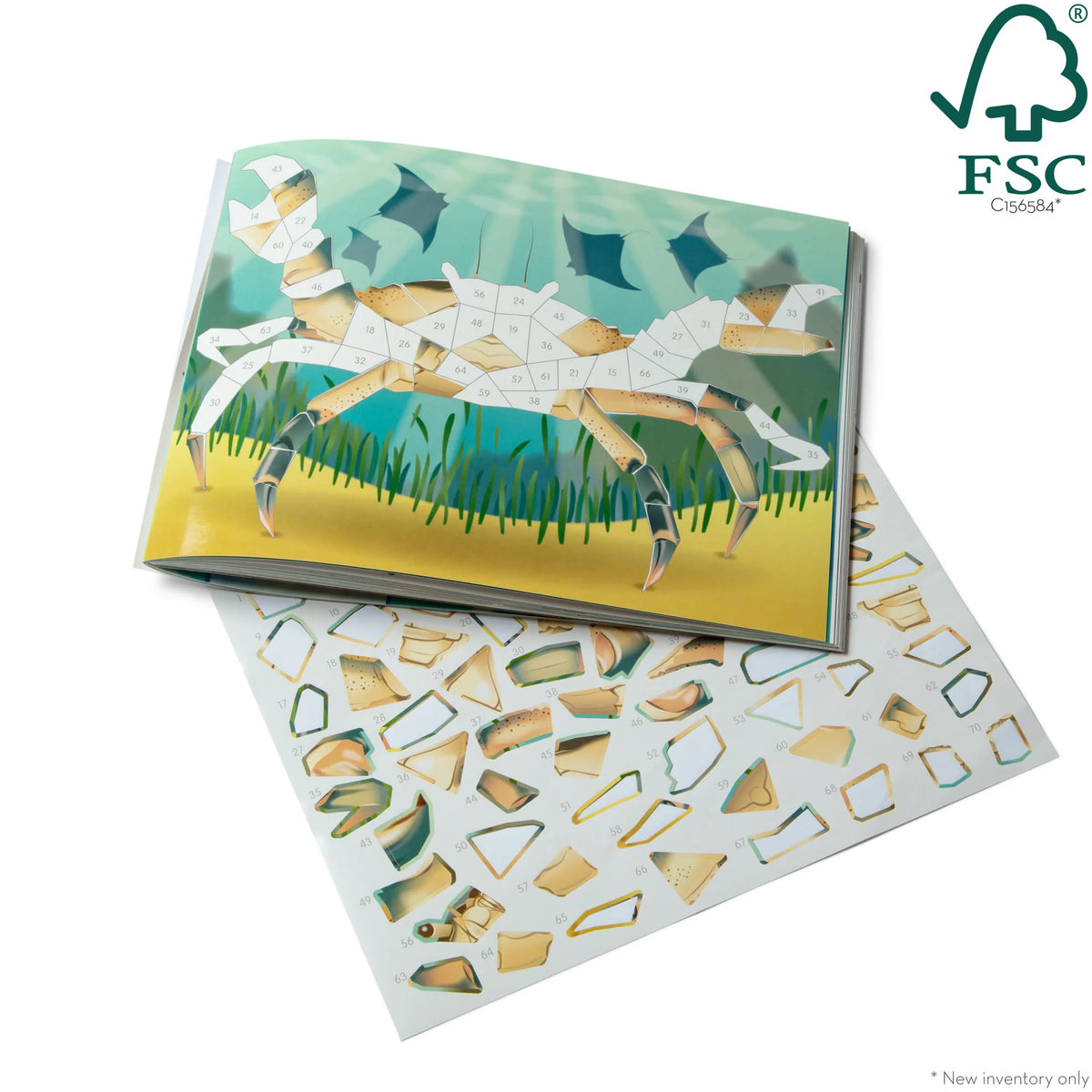 M&amp;D 30162 Mosaic Sticker Pad Ocean