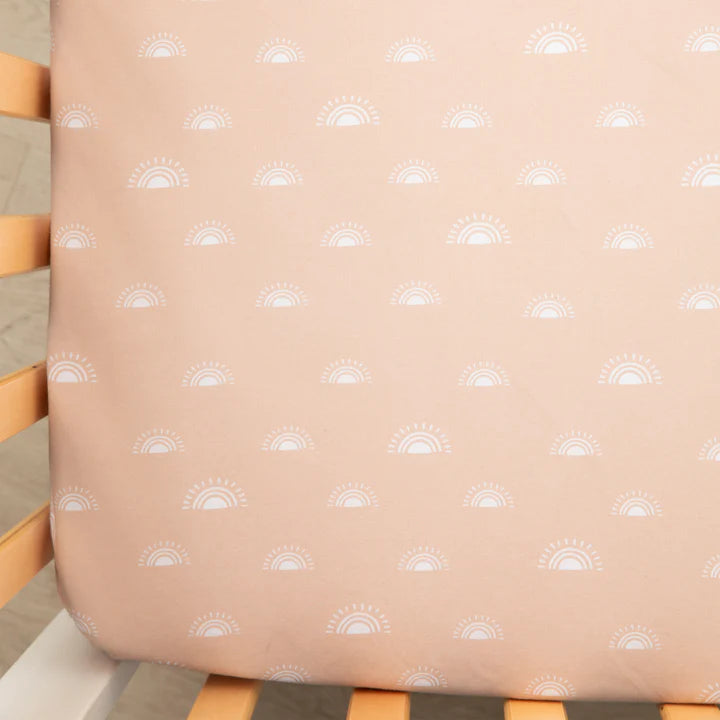 Living Textiles Bohemian Bliss Cot Fitted Sheet 2pk
