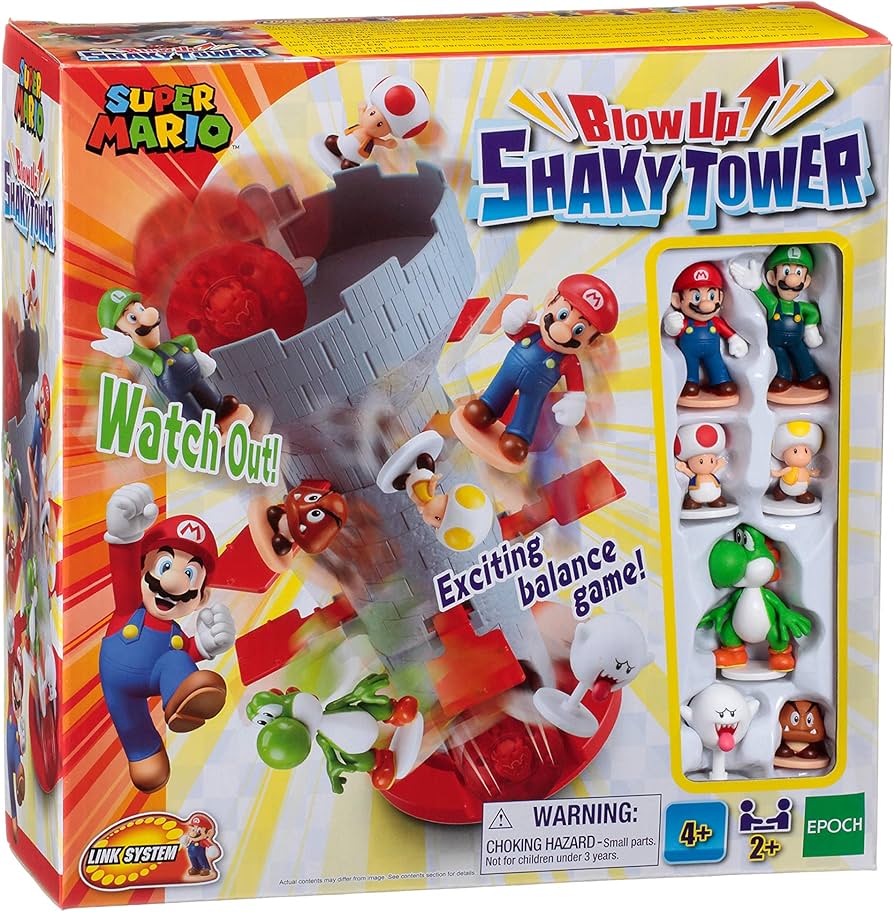 Super Mario Games Blow Up Shaky Tower Game