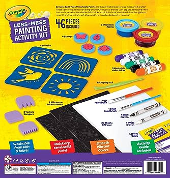Crayola Less Mess Painting Activity Kit