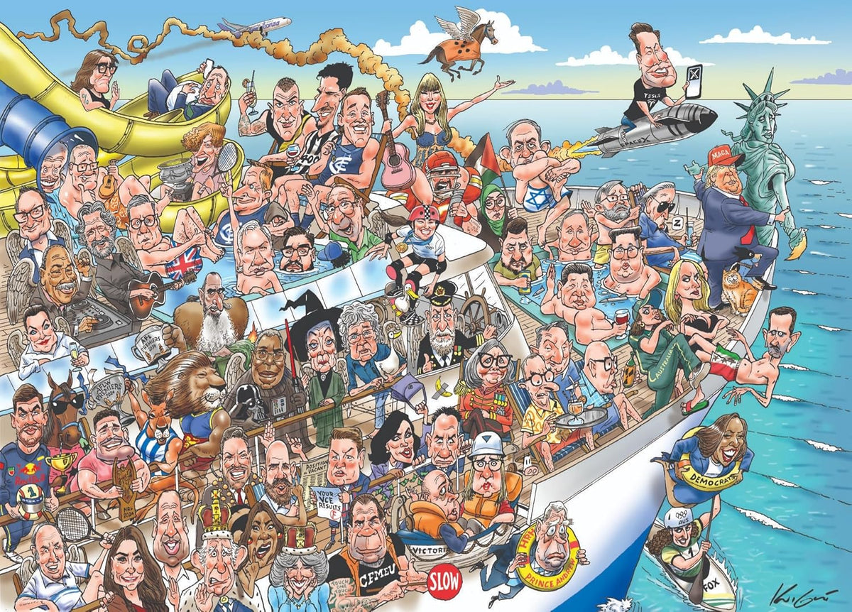 Who's Who In The Celebrity Zoo 2? 1000pc Jigsaw Puzzle