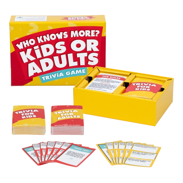 Who Knows More? Kids or Adults Trivia Game