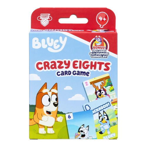 Bluey Card Game CRAZY EIGHTS