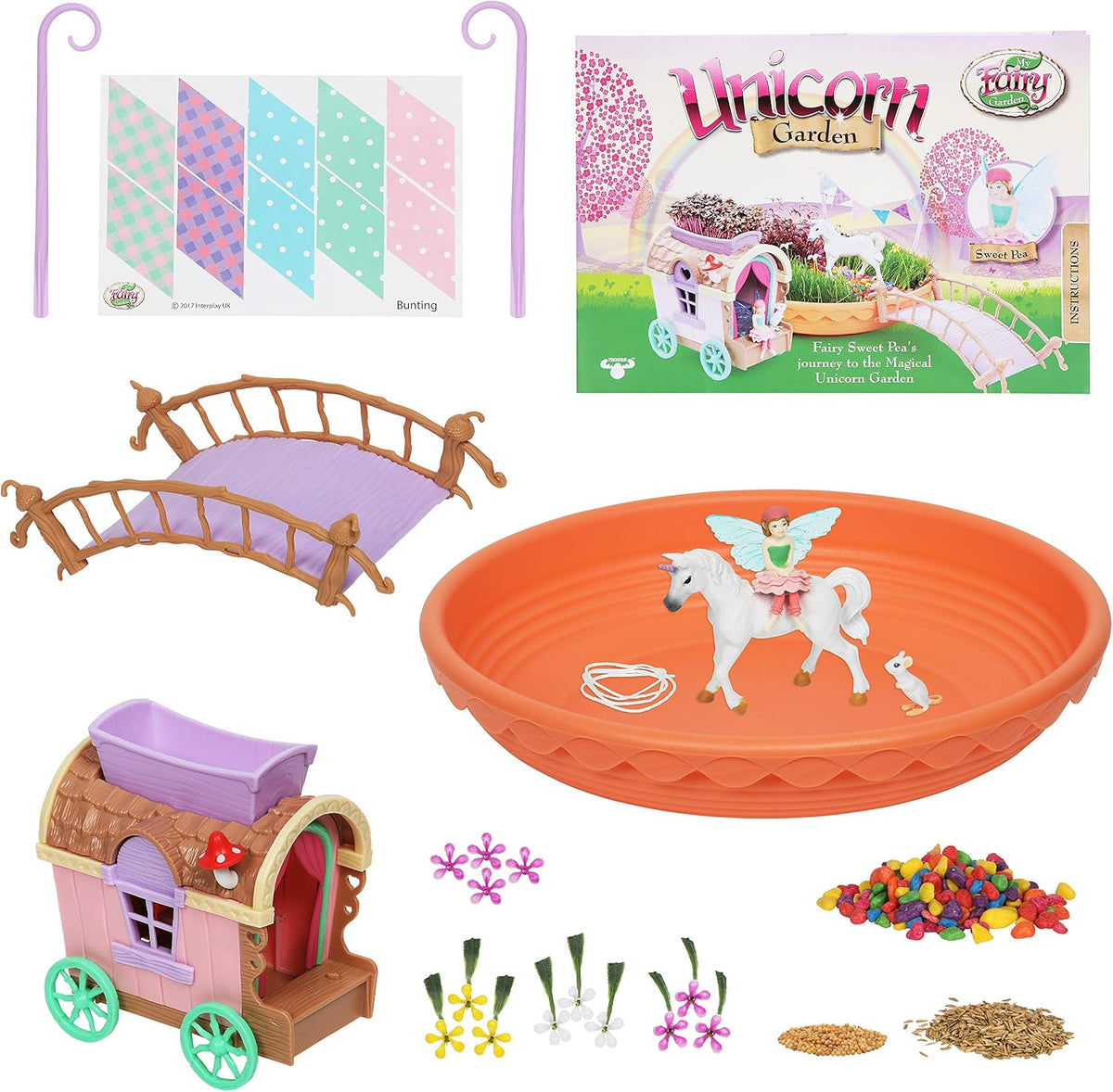 My Fairy Garden Unicorn Garden and Caravan