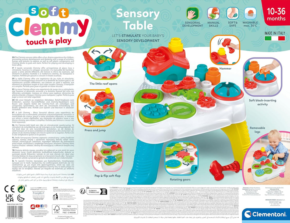 Clementoni  - Soft Clemmy - Sensory Table 10 - 36 months