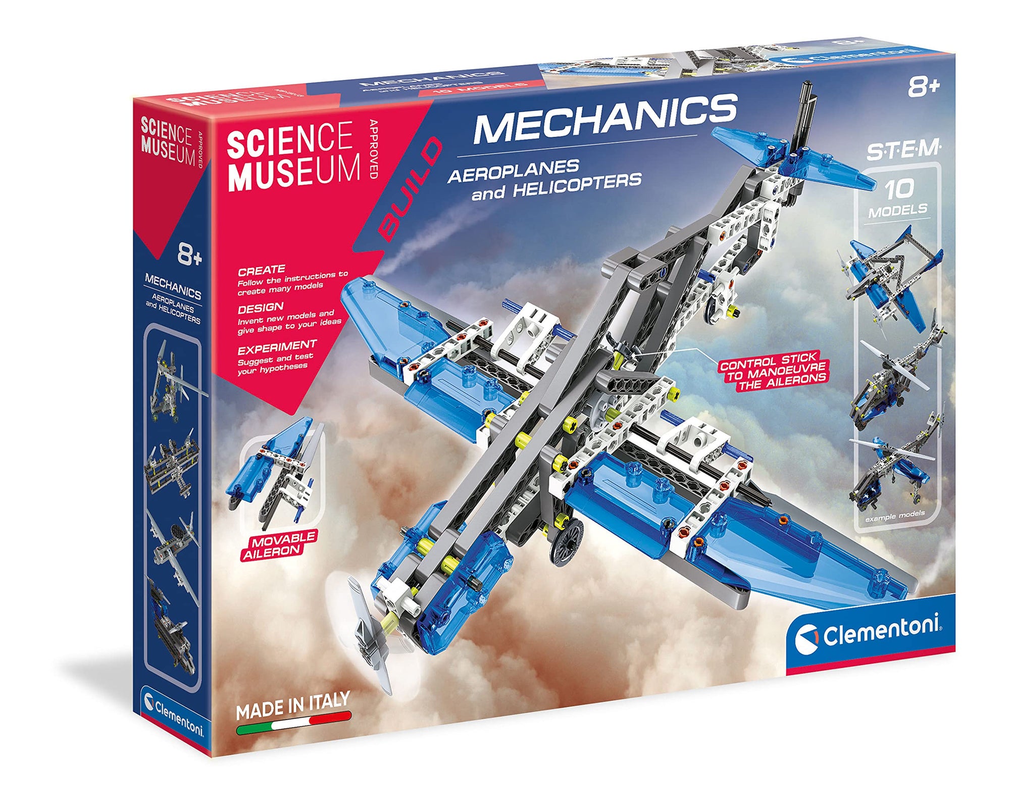 Clementoni Mechanics Lab Aeroplanes & Helicopters
