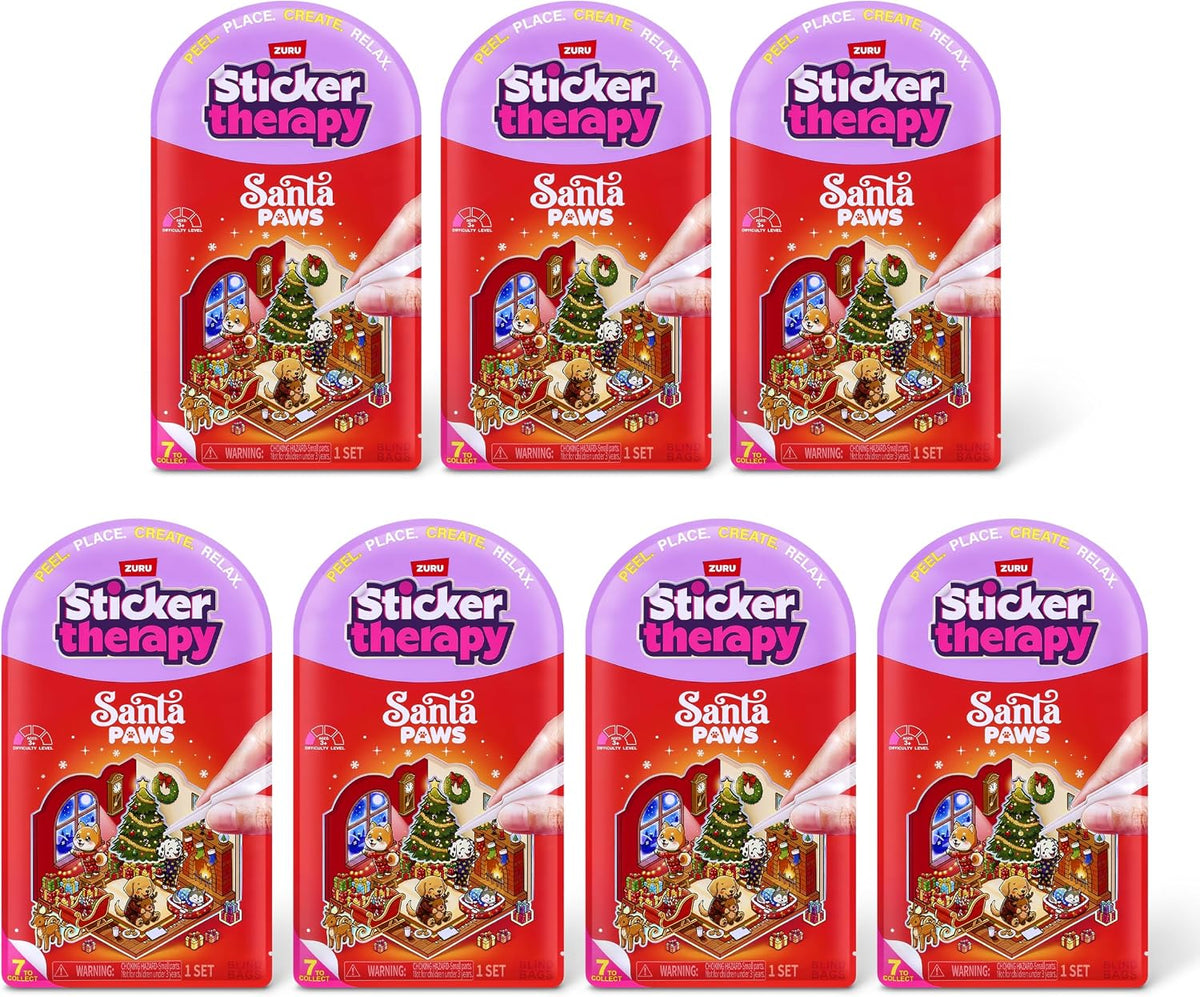 Zuru Sticker Therapy 50 Stickers Santa Paws