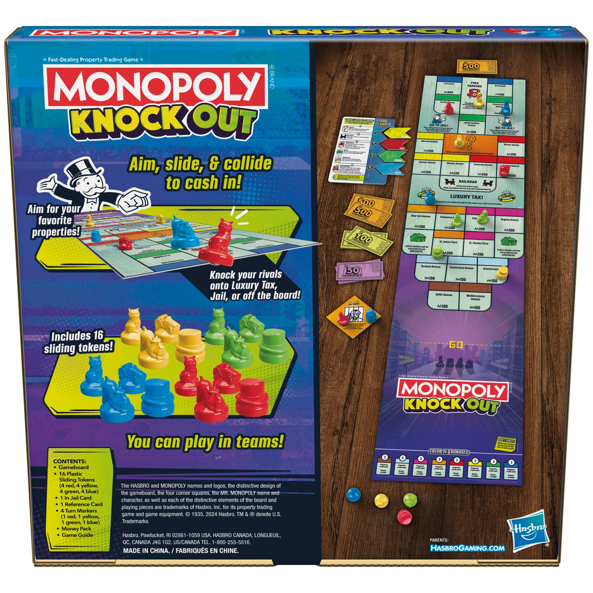 Monopoly Knock Out Game