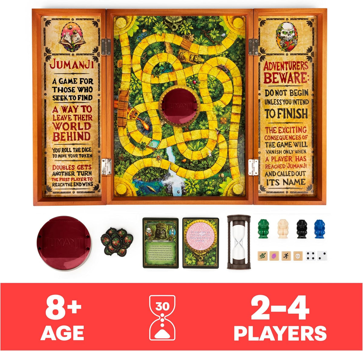 Jumanji Game In Real Wooden Box