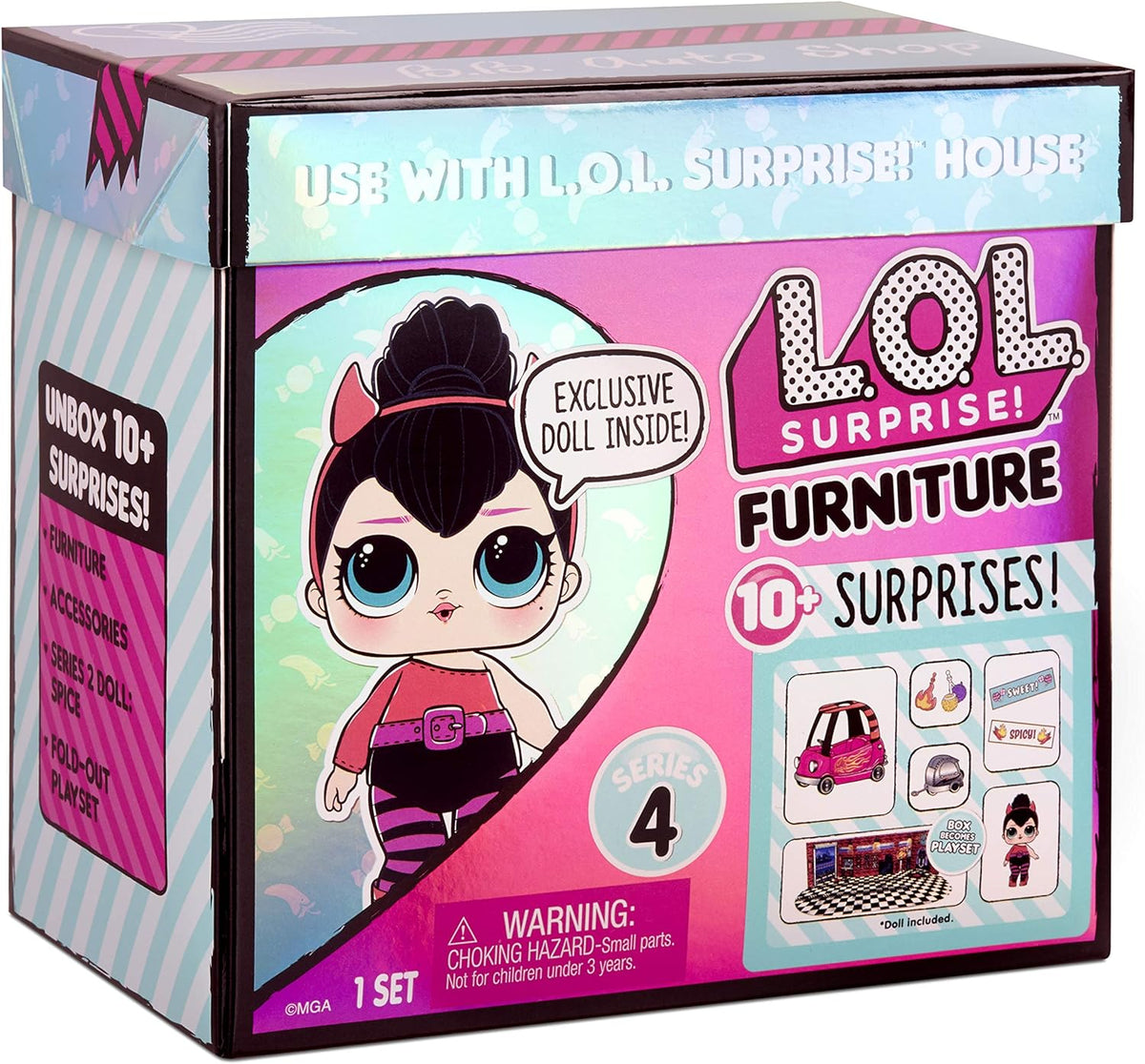 LOL Surprise Furniture with Doll B.B Auto Shop Warrnambool Toys and Baby