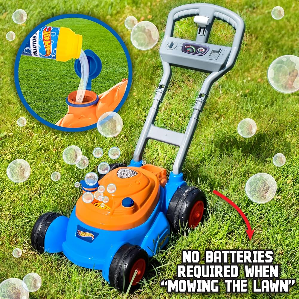 Hot Wheels Bubble N Go Mower
