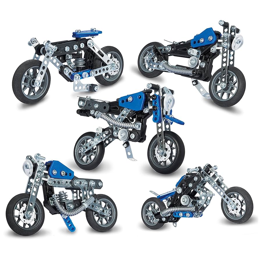 Meccano 5 in 1 Motorcycles Set