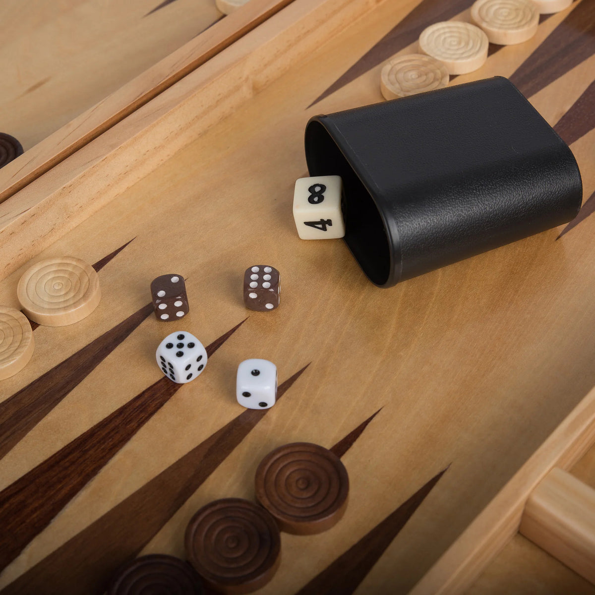 Smart Brain Backgammon Deluxe in Wooden Carry Box