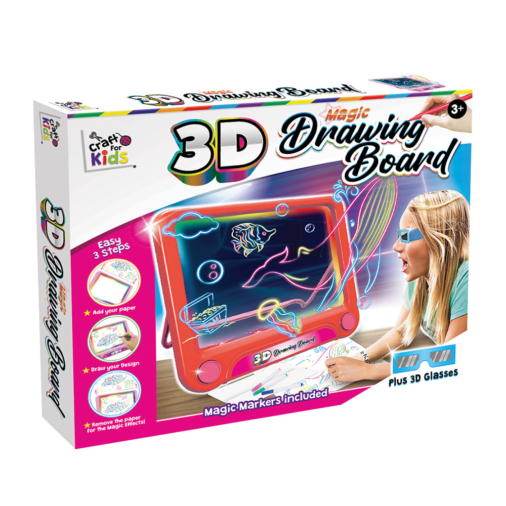 3D Magic Drawing Board req 3 x AA batteries - Warrnambool Toys and Baby