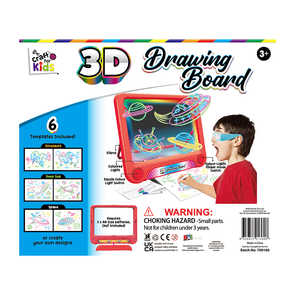 3D Magic Drawing Board req 3 x AA batteries
