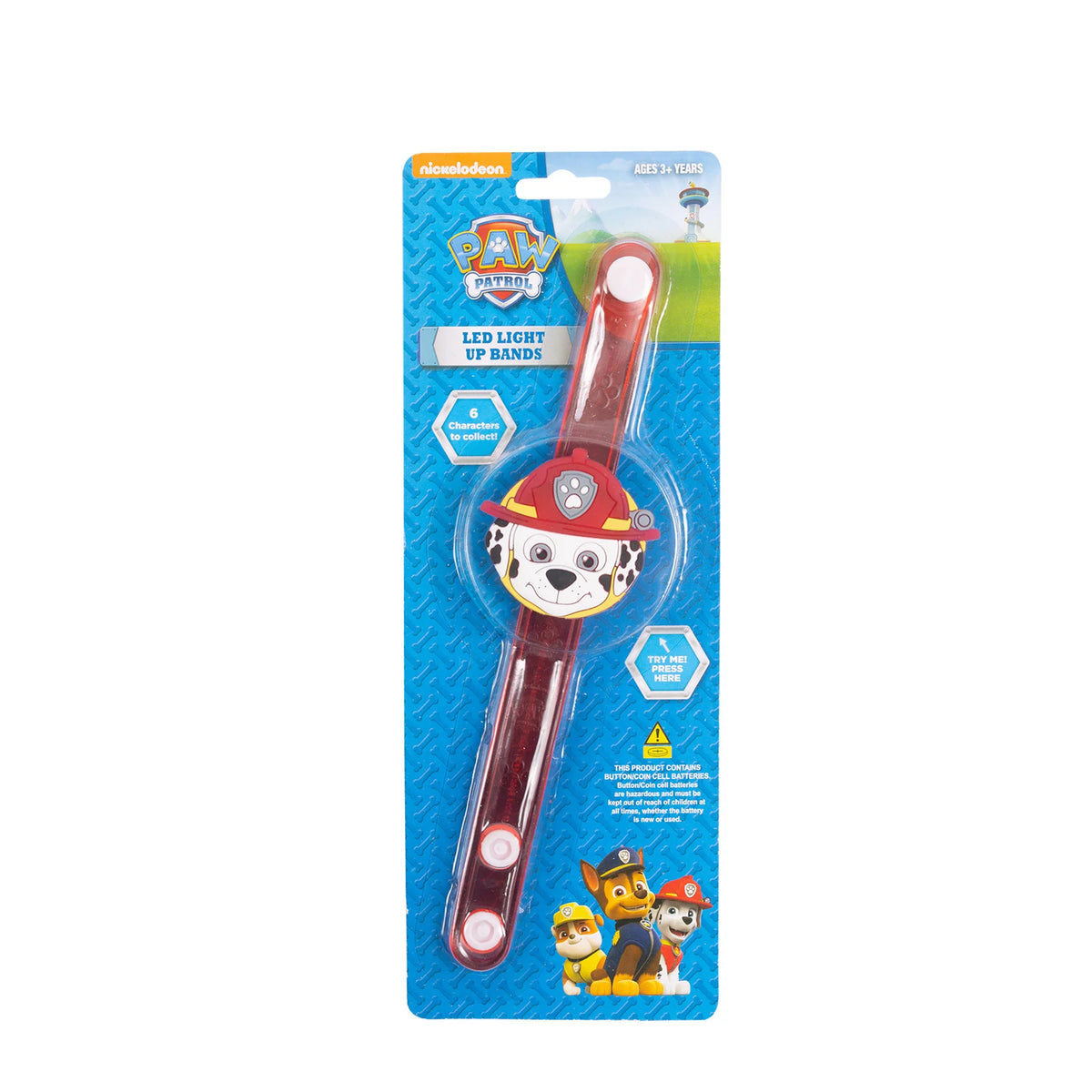 Paw Patrol Light Up LED Bands Assorted NEW