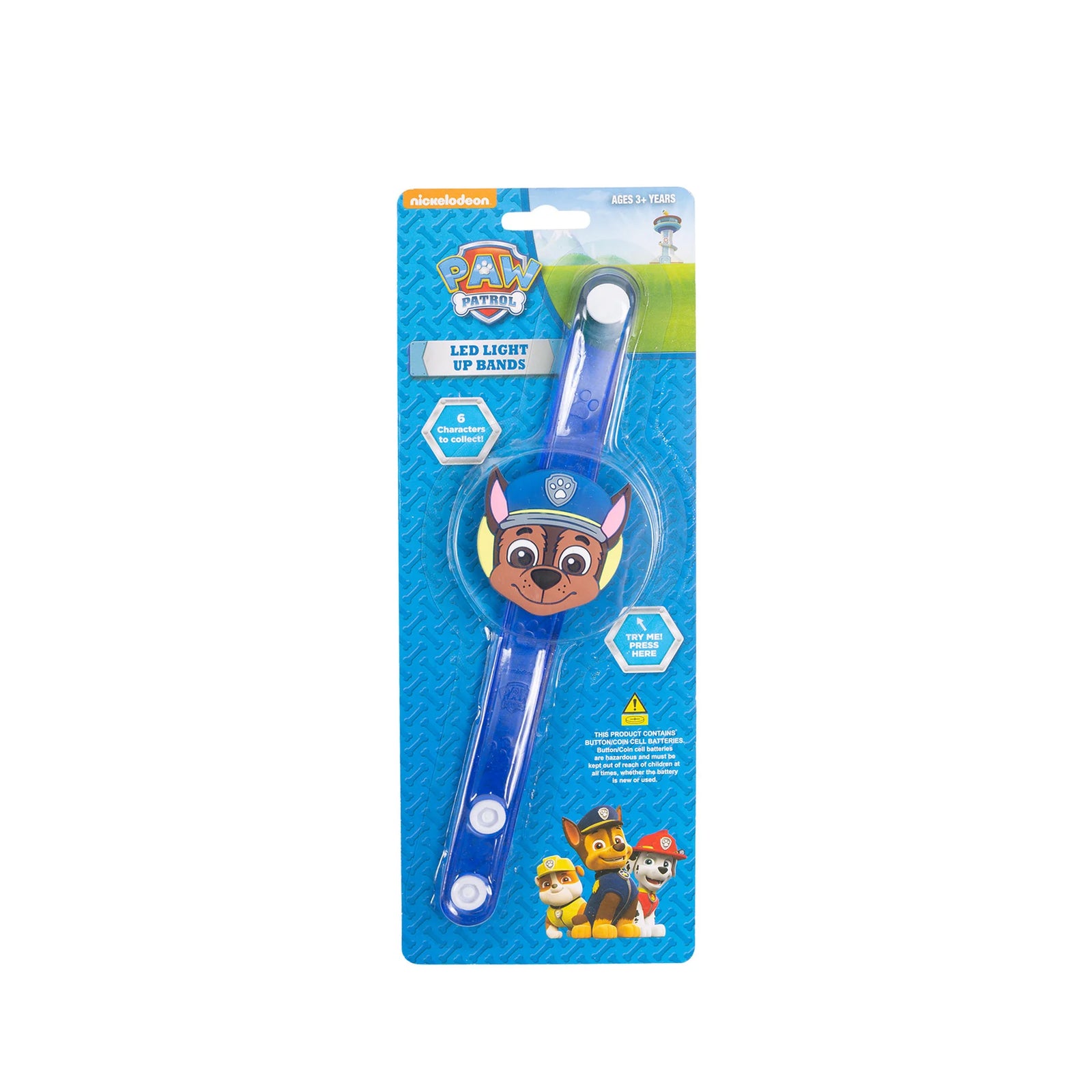 Paw Patrol Light Up LED Bands Assorted NEW
