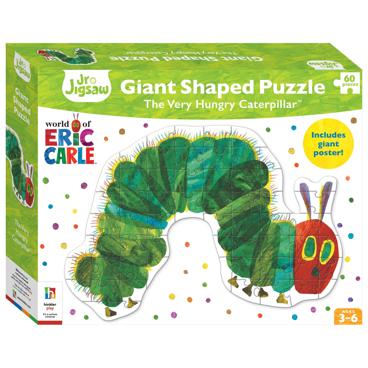 The Very Hungry Caterpillar Giant Shaped 60pc Puzzle