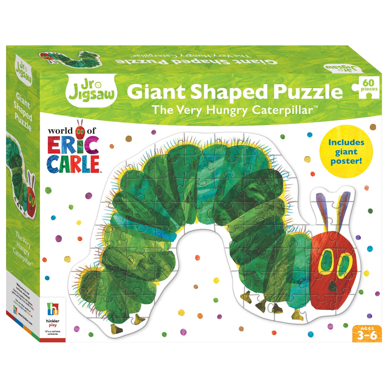 The Very Hungry Caterpillar Giant Shaped 60pc Puzzle