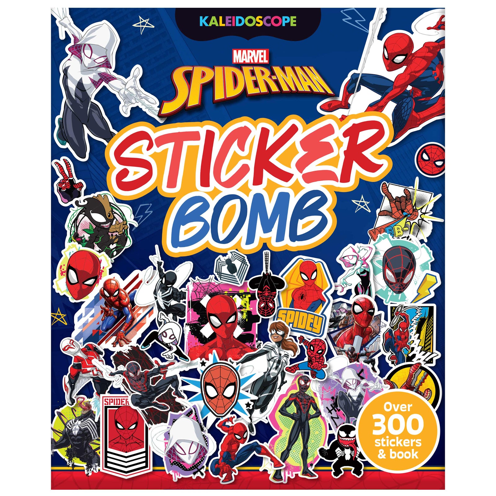 Kaleidoscope Marvel Spiderman Sticker Bomb - Over 300 Stickers