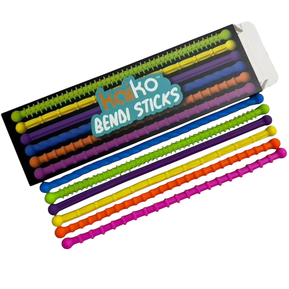 KAIKO Bendi Sticks - Textured Vibrant 6pk