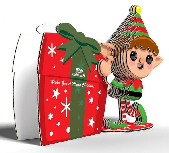 Eugy Cardboard Model Kit Christmas Elf