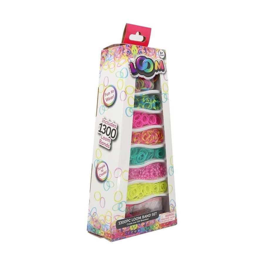 Loom Rubber Bands Tower 1300pc