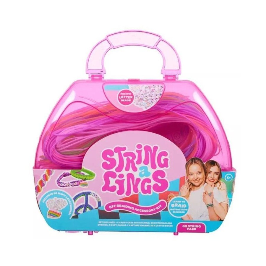 Stringalings BFF Braiding Accessory Kit 80+pc