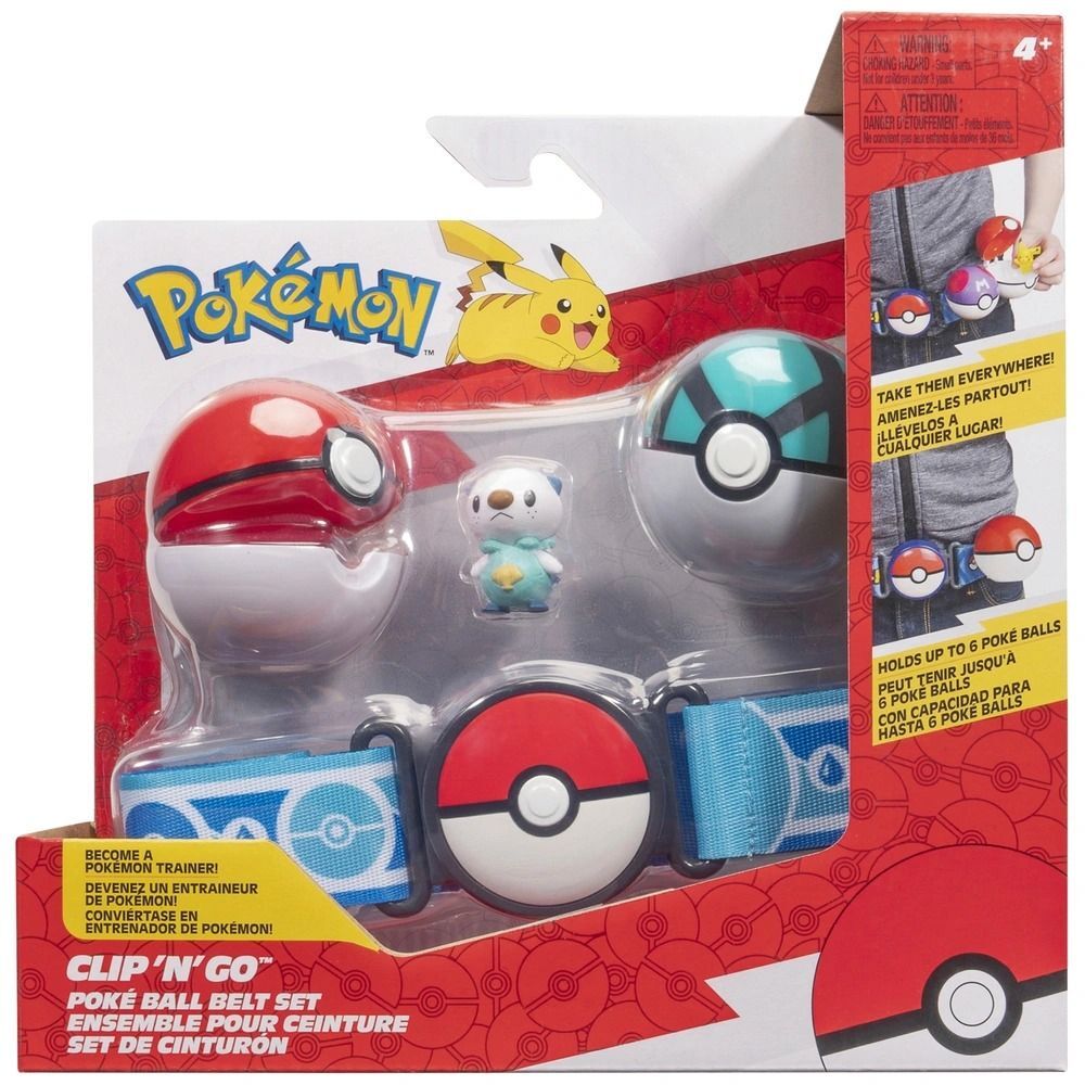 Pokemon Clip N Go Poke Ball Belt Set pkw4166