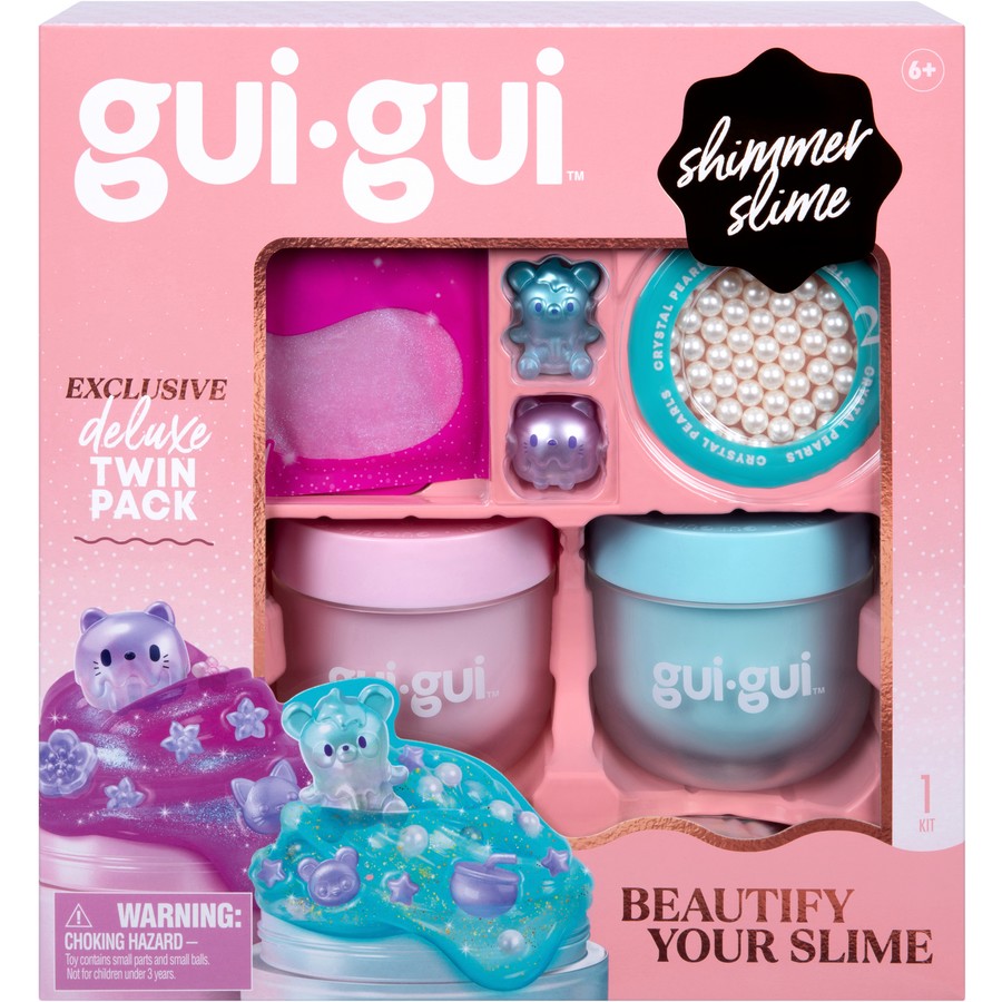 Gui Gui Shimmer Slime Deluxe Duo Pack