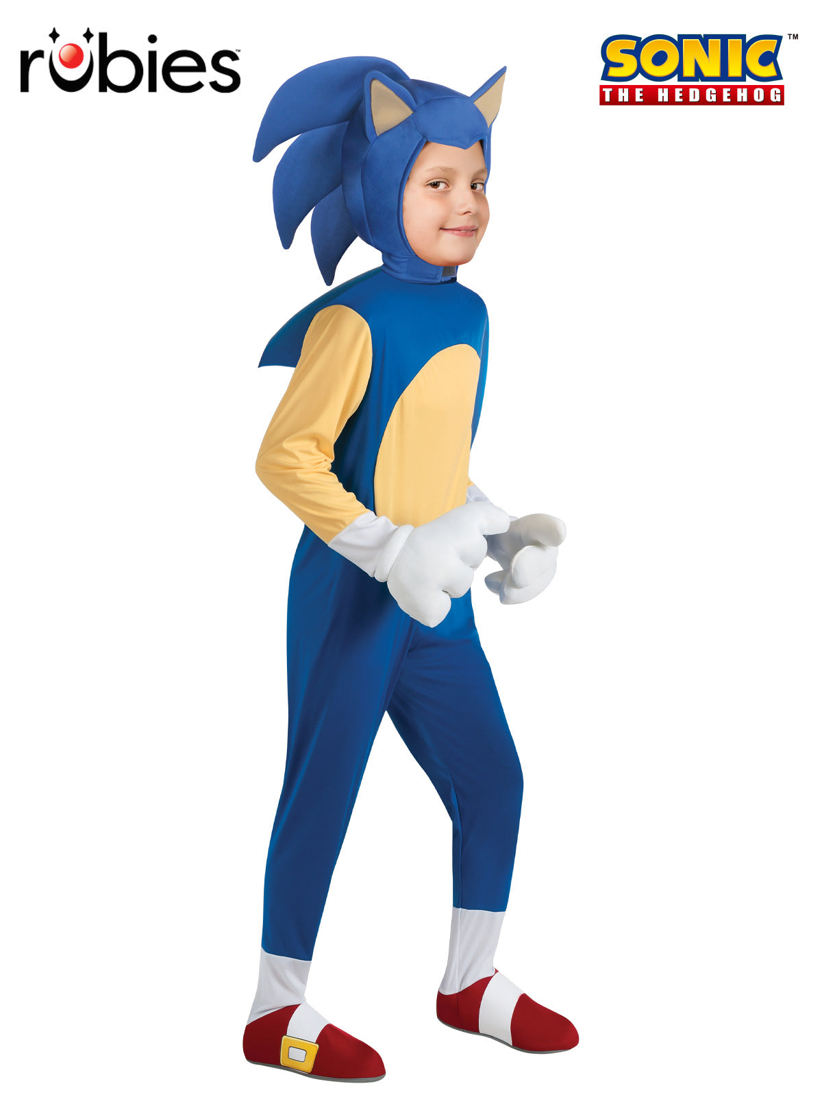 Sonic The Hedgehog Deluxe Costume Size M 6-8 yrs