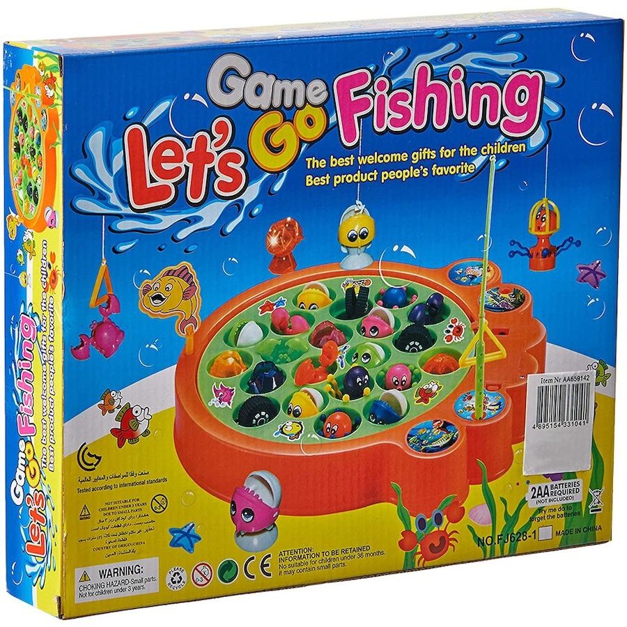 Let&#39;s Go Fishing Game Requires 2 x AA Batteries