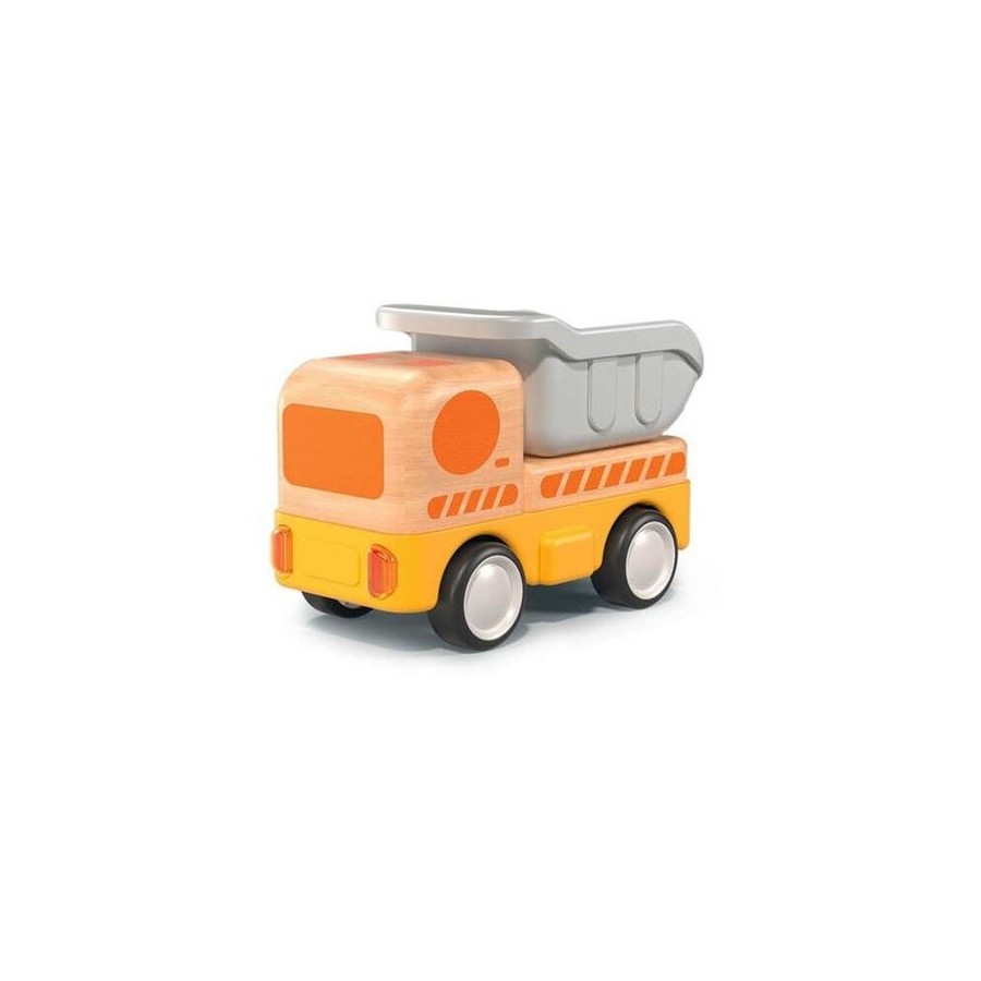 Wanborns Wooden Dump Truck with Sound and Light