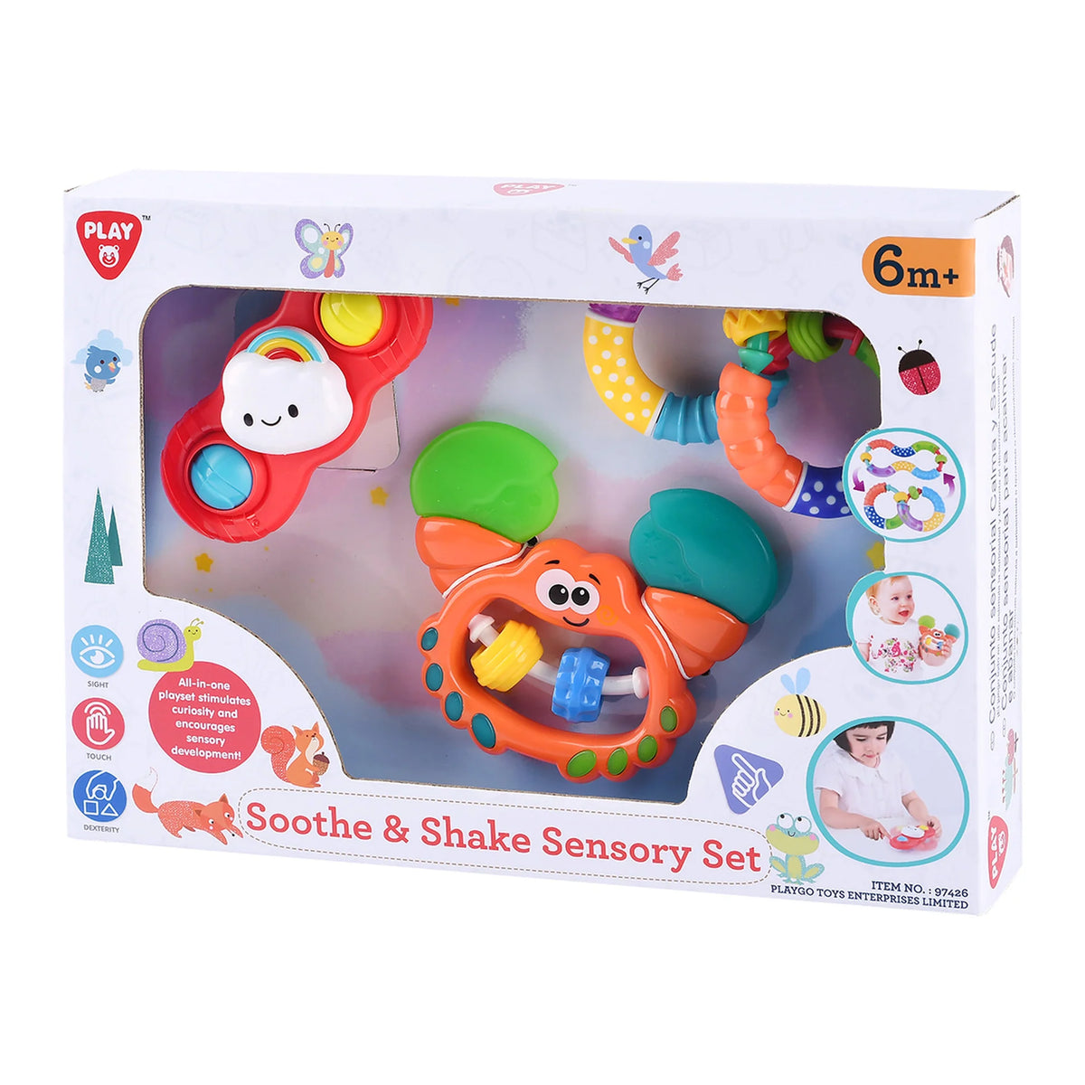 PLAYGO TOYS ENT. LTD. Soothe &amp; Shake Sensory Set