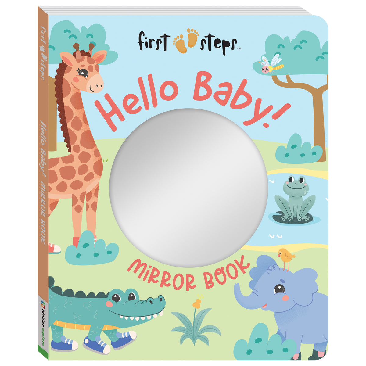 First Steps Hello Baby! Mirror Book