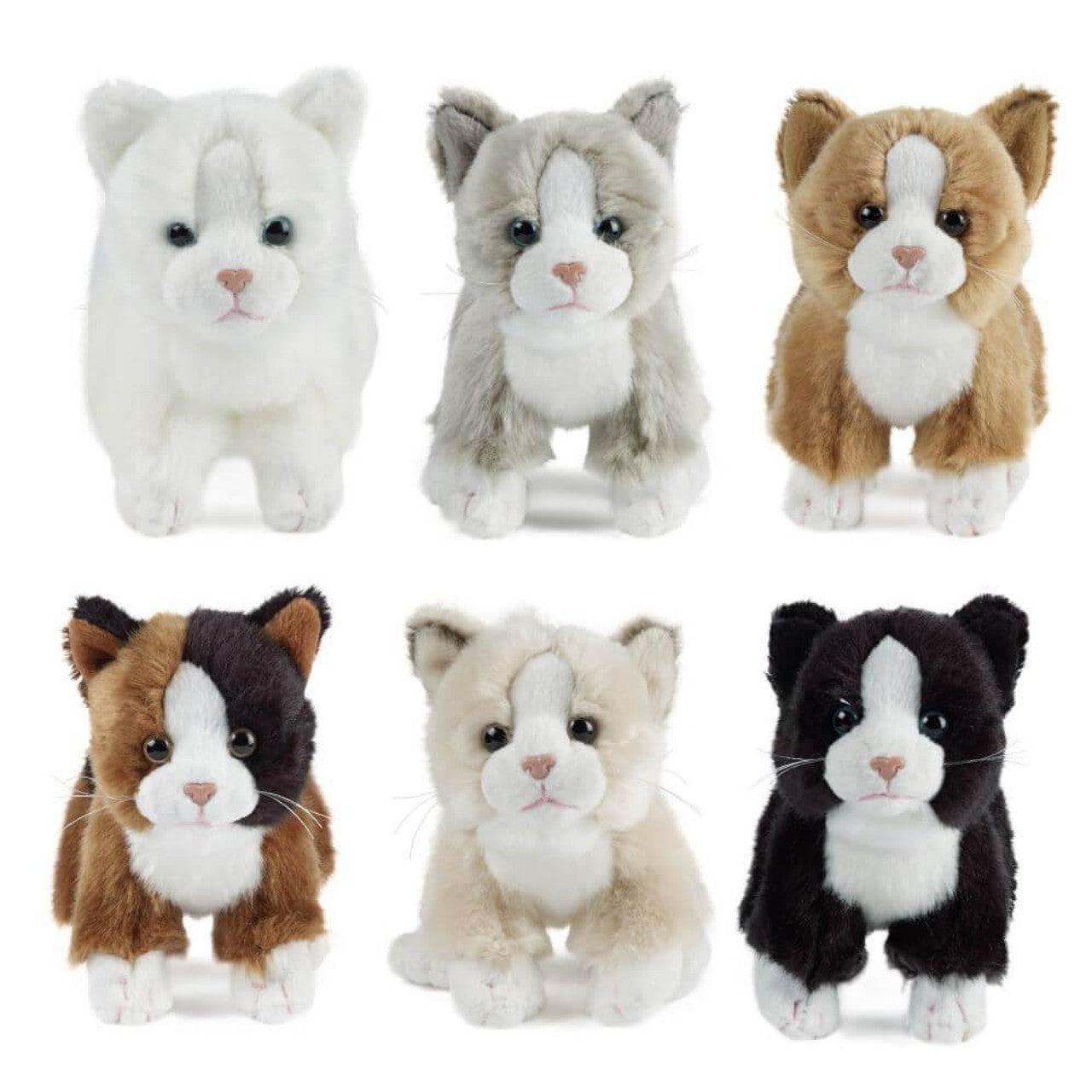 Living Nature Assorted Small Plush Cat