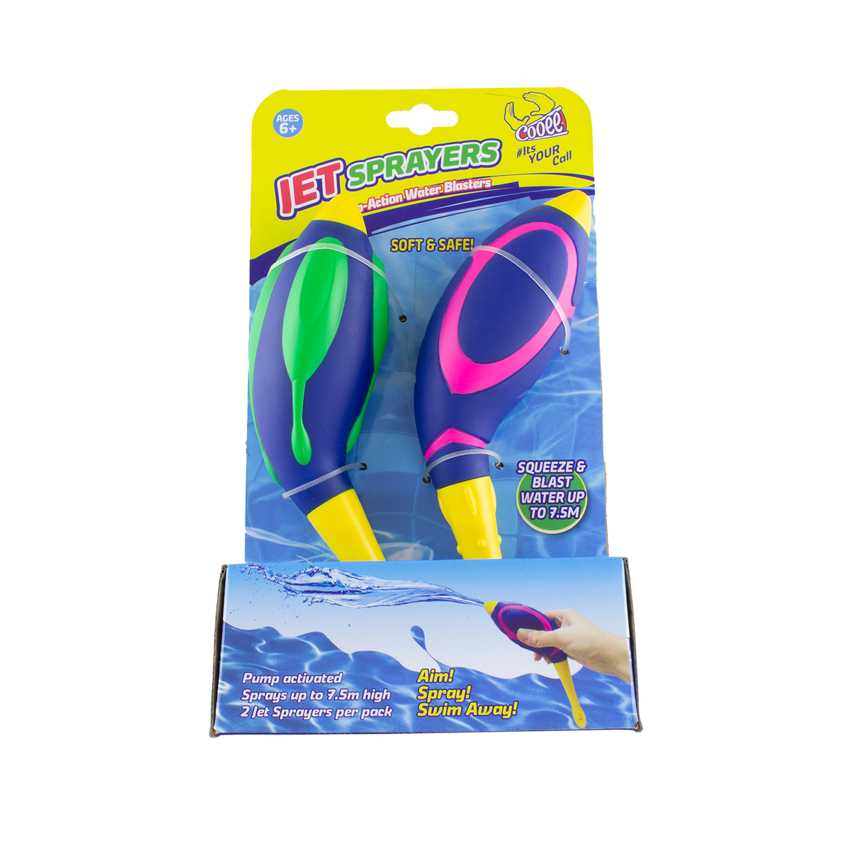 Cooee Jet Sprayers Pump Action Water Blasters 2pack