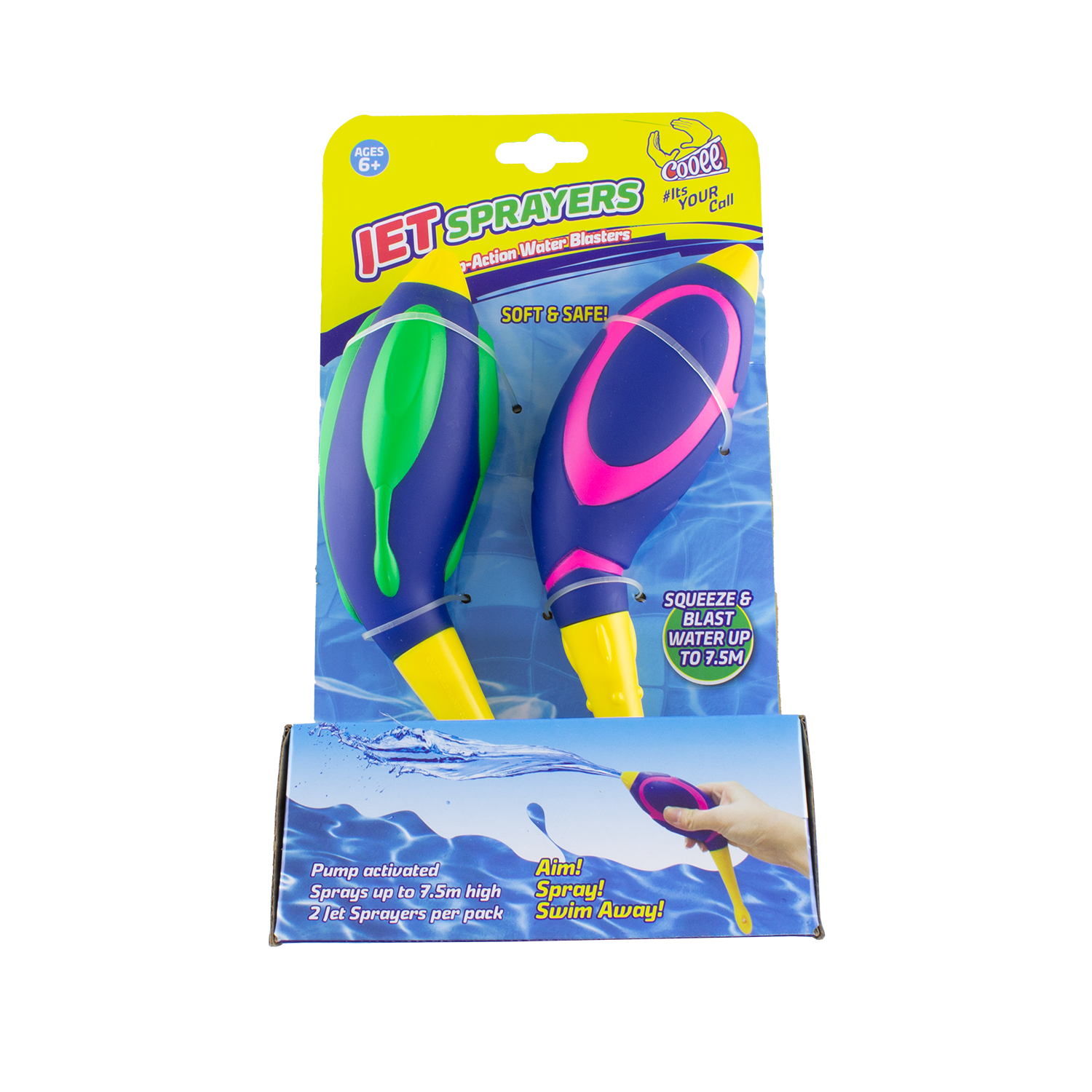 Cooee Jet Sprayers Pump Action Water Blasters 2pack