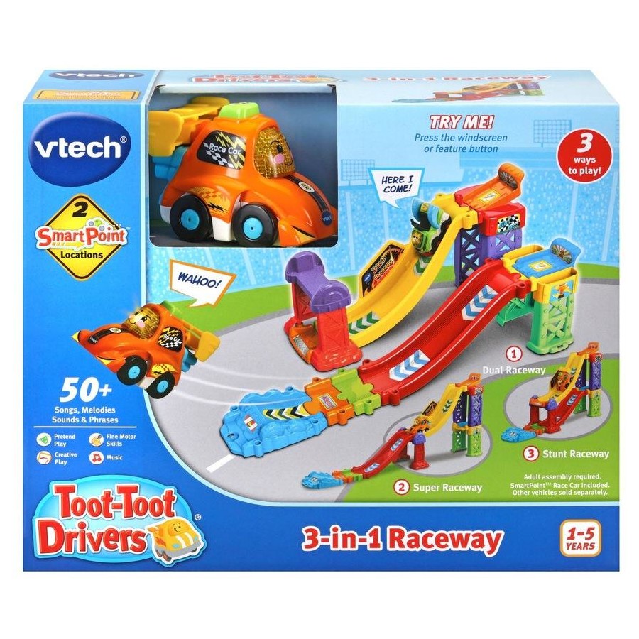 Vtech Toot Toot Drivers 3 In 1 Raceway