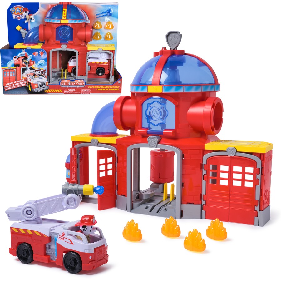 Paw Patrol Deluxe Fire Rescue Command Station Playset