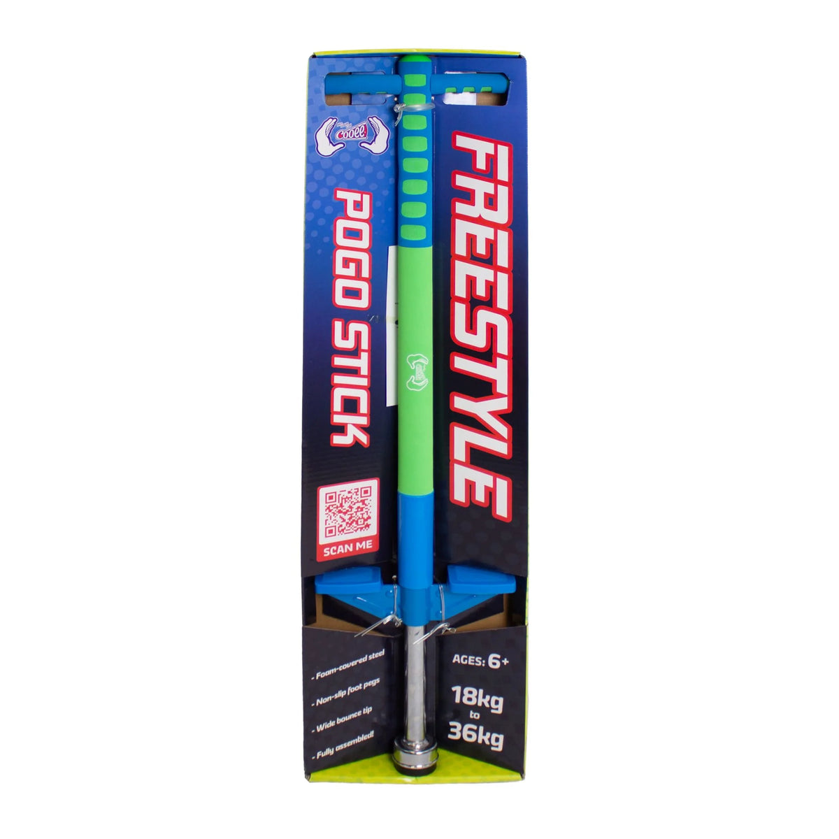 Cooee Freestyle Pogo Stick Blue/Green